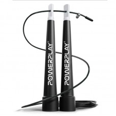 Скакалка швидкісна PowerPlay Ultra Speed Rope 2900 мм, чорний, код: PP_4202_Black